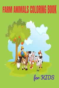 Farm Animals Coloring Book for Kids
