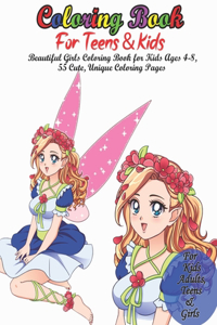Coloring Book For Teens & Kids