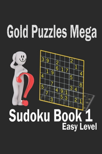 Gold Puzzles Mega Sudoku Book 1 Easy Level
