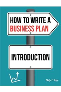 How To Write A Business Plan Introduction
