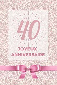 40 ans joyeux anniversaire