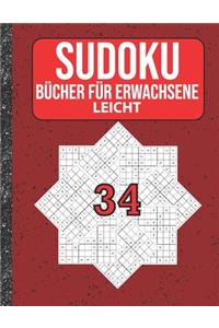 Sudoku Bücher für Erwachsene leicht