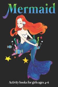 Mermaid Activity Books for girls ages 4-6