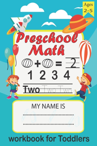Preschool Math workbook for toddlers ages 2-5