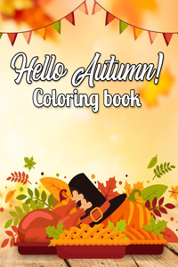 Hello Autumn Coloring Book
