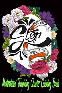 Motivational Inspiring Quotes Coloring Book