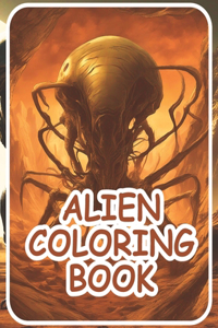 Aliens Coloring Book for Adults, Teenagers and Kids