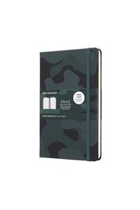 Moleskine Camouflage Green Limited Collection Notebook Large Ruled