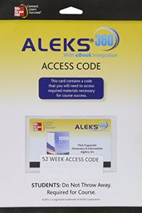 Aleks 360 Access Card 52 Weeks for Elementary and Intermediate Algebra