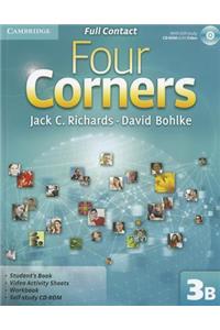 Four Corners Level 3 Full Contact B with Self-Study CD-ROM