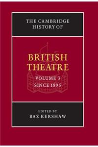 Cambridge History of British Theatre