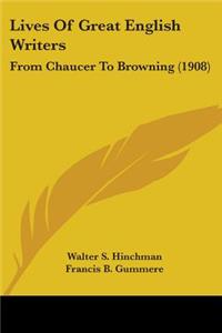 Lives Of Great English Writers