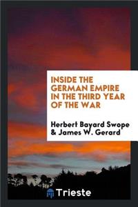 Inside the German Empire in the Third Year of the War