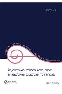 Injective Modules and Injective Quotient Rings