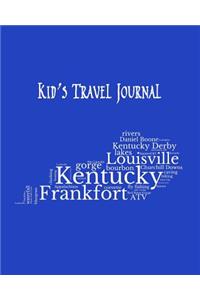 Kentucky Kid's Travel Journal