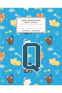 Primary Composition Notebook Grades K-2 Story Journal Q