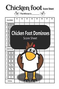 Chicken Foot Dominoes Score Sheet