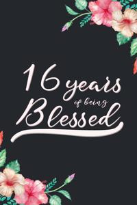 Blessed 16th Birthday Journal