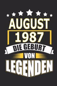 August 1987 Die Geburt von Legenden