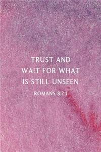 Trust and Wait For What Is Still Unseen Romans 8