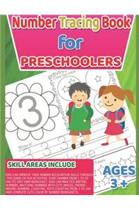 Number Tracing Book for Preschoolers and Kids Ages 3-5, Lots of Fun Number Tracing Practice!