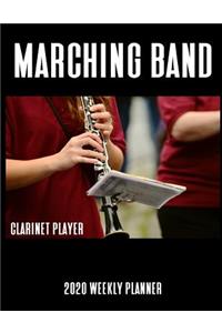 Marching Band Clarinet Player 2020 Weekly Planner