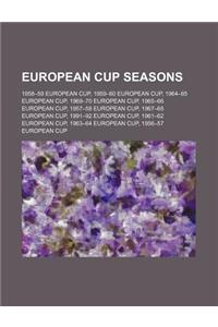 European Cup Seasons