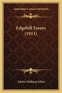 Edgehill Essays (1911)