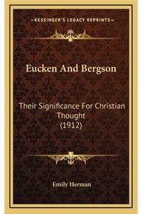 Eucken and Bergson