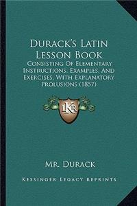 Durack's Latin Lesson Book