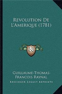 Revolution de L'Amerique (1781)