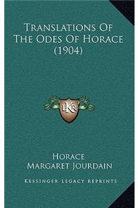 Translations Of The Odes Of Horace (1904)