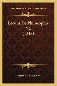 Lecons De Philosophie V2 (1818)