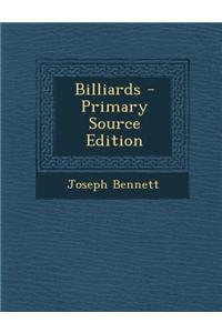Billiards - Primary Source Edition