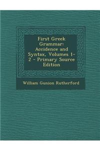 First Greek Grammar