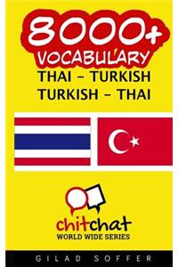 8000+ Thai - Turkish Turkish - Thai Vocabulary