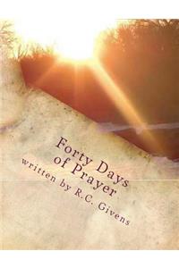 Forty Day Prayer