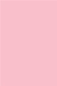 Journal Pink Color Simple Monochromatic Plain Pink