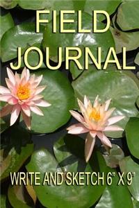 Field Journal - Write and Sketch 6