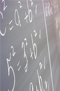 School Journal Chalkboard Closeup