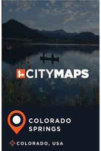 City Maps Colorado Springs Colorado, USA