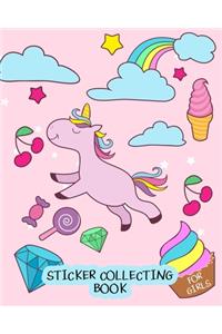 Sticker Collecting Book For Girls