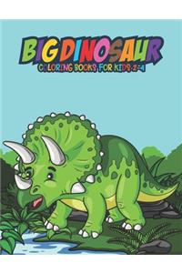 Big Dinosaur Coloring Books for Kids 2-4