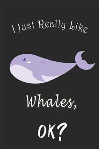 I Just Really like Whales, OK ? Journal