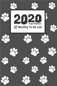 2020 Happy New Year Diary and Year Planner with To Do List