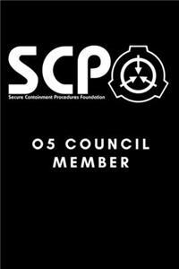 SCP Foundation - O5 Council Member Notebook - College-ruled notebook for scp foundation fans - 6x9 inches - 120 pages