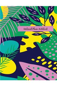 Unlined Plain Notebook