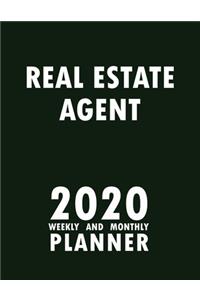Real Estate Agent 2020 Weekly and Monthly Planner