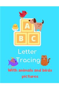 ABC Letter Tracing With Animals And Birds Pictures