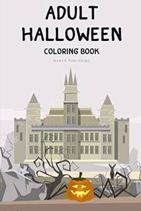 Adult Halloween Coloring Book
